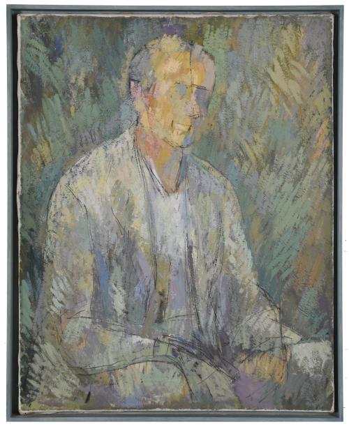 DOMENEC OLIVÉ BUSQUETS (1892-1959). "Autorretrato".