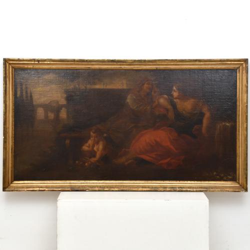 ESCUELA ESPAÑOLA, SIGLO XVIII. "Vertumno y Pomona".