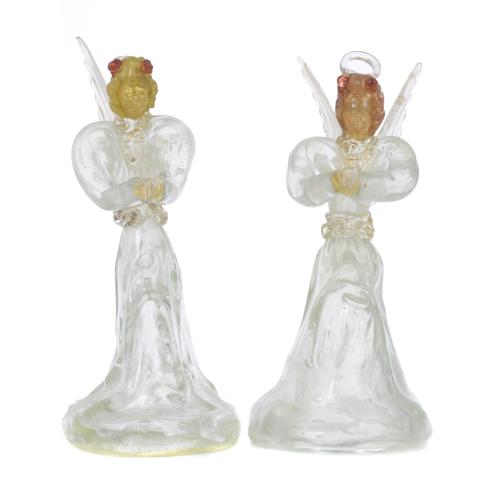 Pareja de ángeles, med. siglo XX. 