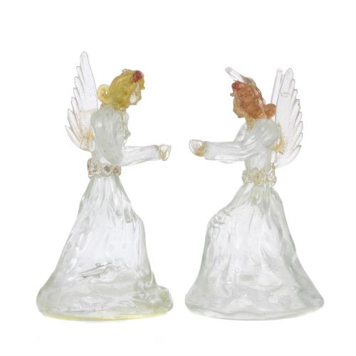 Pareja de ángeles, med. siglo XX. 