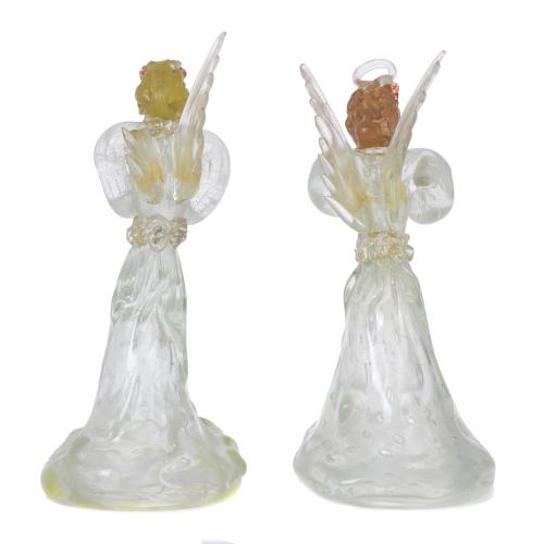 Pareja de ángeles, med. siglo XX. 