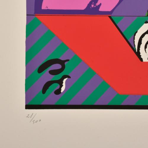 Conjunto de 4 obras gráficas de diveros autores.
