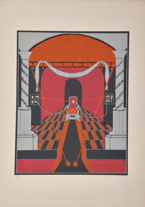 Conjunto de 4 obras gráficas de diveros autores.