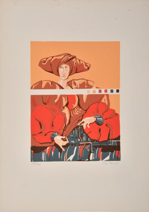 Conjunto de 4 obras gráficas de diveros autores.