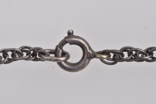 Pendant cross with links chain, after Subirachs models.