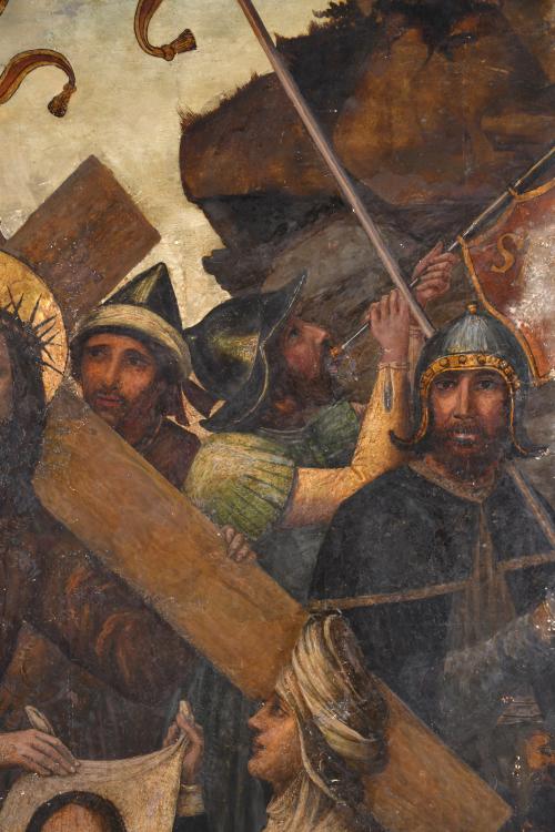 ESCUELA ESPAÑOLA, SIGLO XVI. "Camino del calvario".