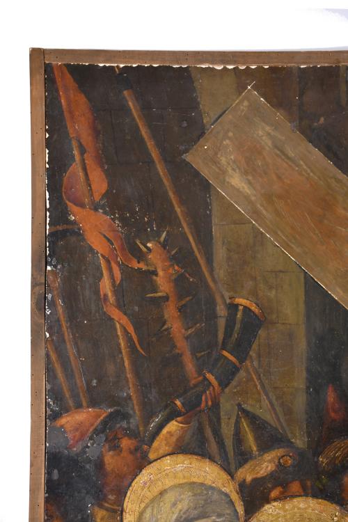 ESCUELA ESPAÑOLA, SIGLO XVI. "Camino del calvario".
