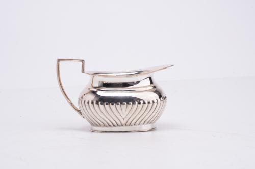 Silver coffee and tea set, mid 20th century.