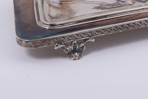 Various silver objects, 20th century.