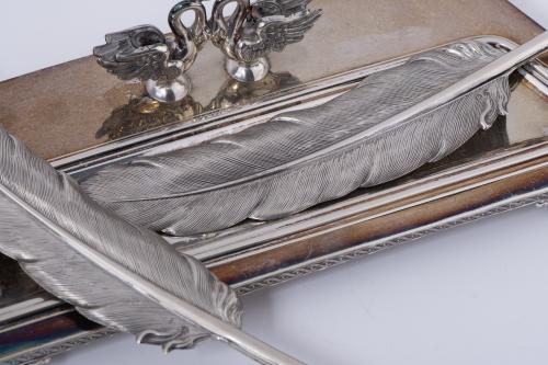 Various silver objects, 20th century.