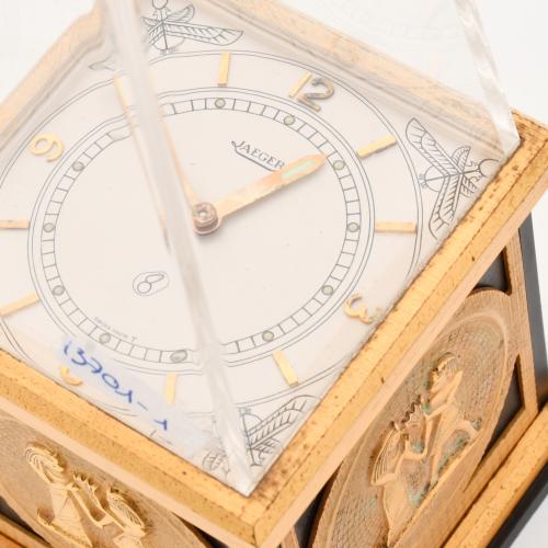 JAEGER-LECOULTRE.   Reloj de sobremesa obelisco.