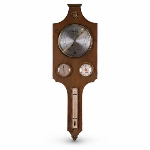 HUGUER. Wall barometer, 20th century.