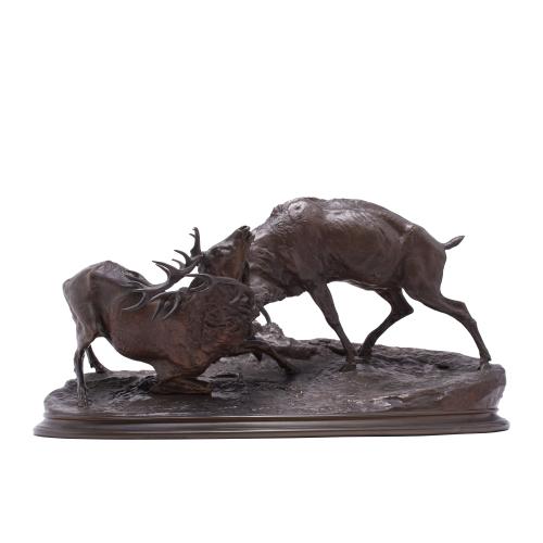 PIERRE-JULES MÈNE (1810 - 1879).  'Deer'.