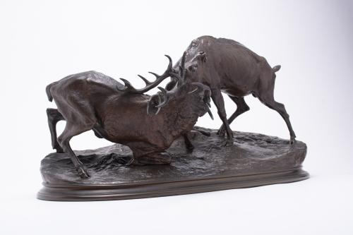 PIERRE-JULES MÈNE (1810 - 1879).  &#39;Deer&#39;.