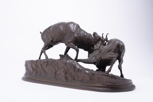 PIERRE-JULES MÈNE (1810 - 1879).  &#39;Deer&#39;.