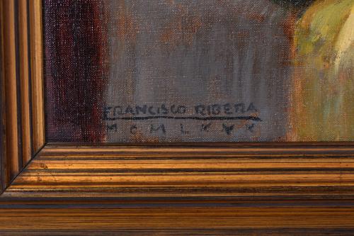 FRANCISCO RIBERA GOMEZ (1907-1990). &#39;El bodegón caído&#39;, 198