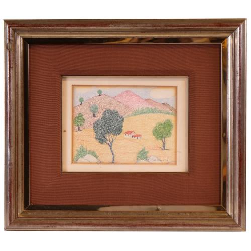 LLUÍS PUIG BARELLA (1894-1984). 'Landcape'.