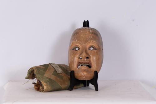 JAPANESE SCHOOL, EDO PERIOD (1603-1868). Set of seven Nō th