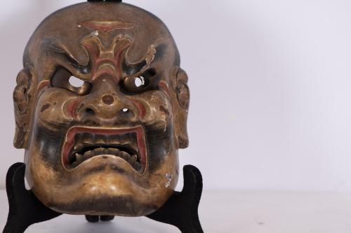 JAPANESE SCHOOL, EDO PERIOD (1603-1868). Set of seven Nō th