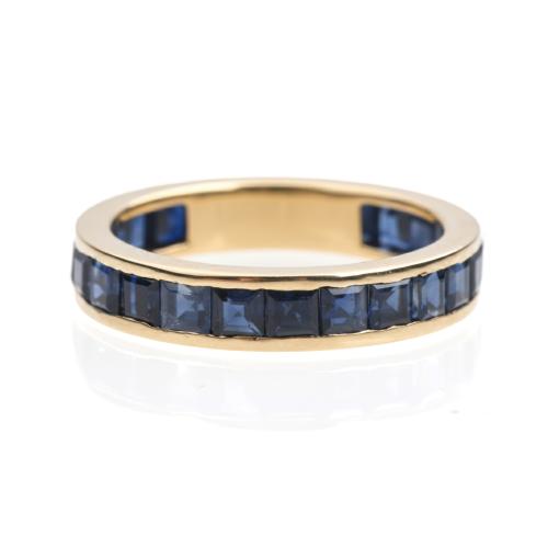 Sapphires wedding ring.