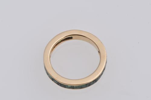 Emeralds wedding ring.