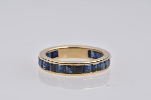 Emeralds wedding ring.