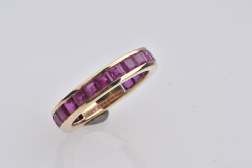 Rubies wedding ring.