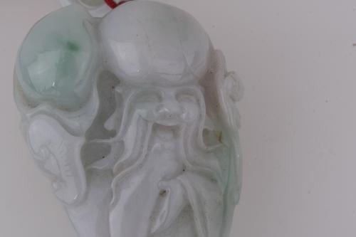 20TH CENTURY CHINESE SCHOOL. Pendant depicting a wise man.