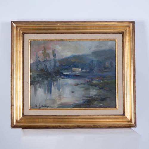 JOAN SERRA MELGOSA (1899-1970) 'Lake'.