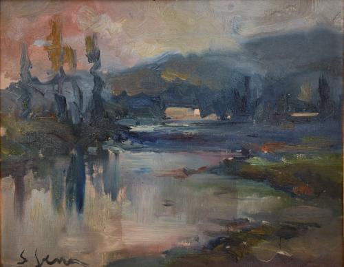 JOAN SERRA MELGOSA (1899-1970) "Lago".