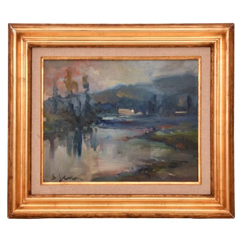 JOAN SERRA MELGOSA (1899-1970) "Lago".