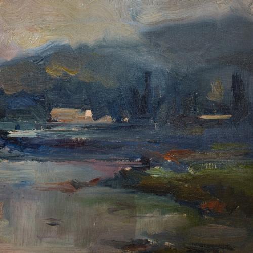 JOAN SERRA MELGOSA (1899-1970) "Lago".