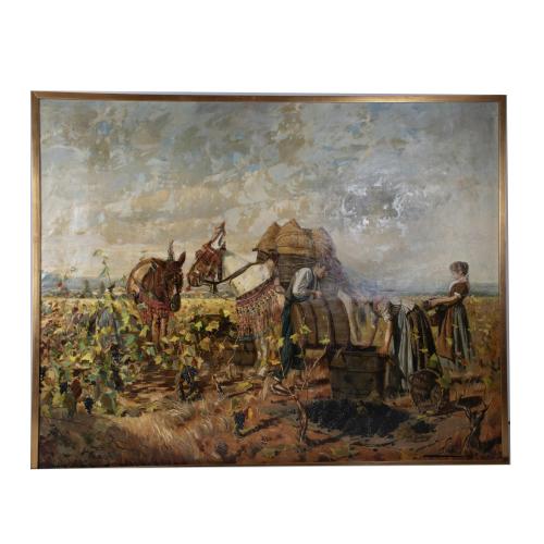 JOAN VILA CINCA (1856-1938).  "Vendimia".