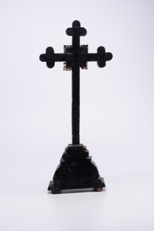 Table crucifix, late 19th century.