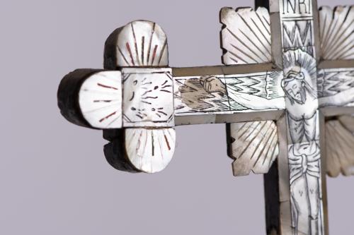 Table crucifix, late 19th century.