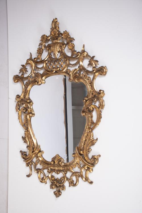 Louis XV style wall mirror, 20th century.