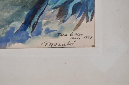 LLUÍS MORATÓ (1903-1963). &#39;Tossa de Mar&#39;, 1951.