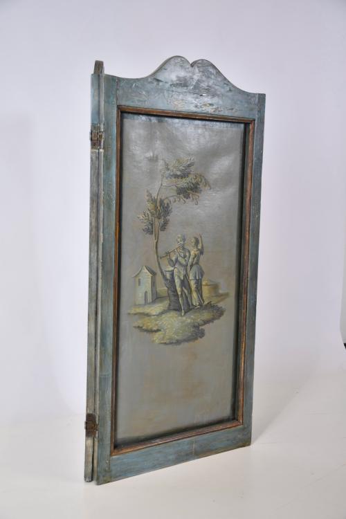 20TH CENTURY FRENCH SCHOOL. Historicist folding screen