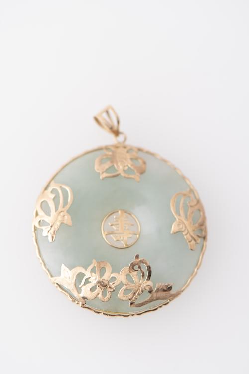 Chinese jade pendant.