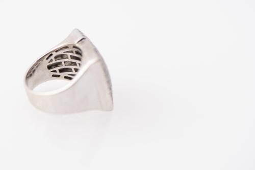 Diamonds signet ring