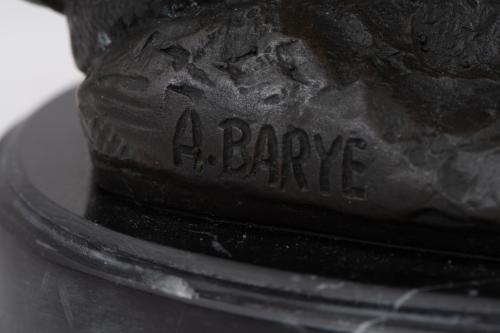 SIGUIENDO MODELOS DE ANTOINE LOUIS BARYE (1796 - 1875). "Li