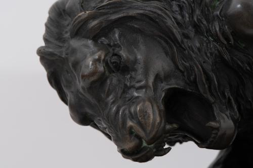 SIGUIENDO MODELOS DE ANTOINE LOUIS BARYE (1796 - 1875). "Li