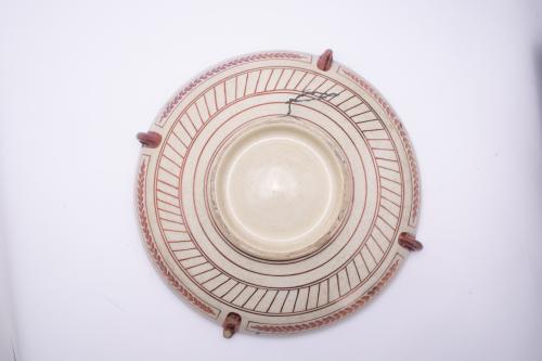 Metallic reflection dish, 20th century.