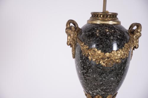 Pair of Belle Époque Louis XVI style goblets, early 20th ce