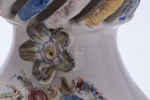 Large vase in Manises ceramic, 20th century.