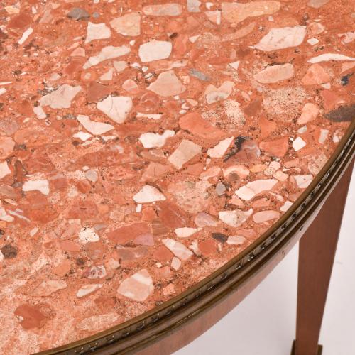 Gueridón estilo Luis XVI, siglo XX