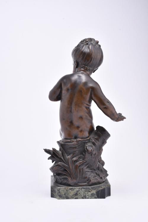 RENÉ ROZET (1858 - 1939). Pair of children.