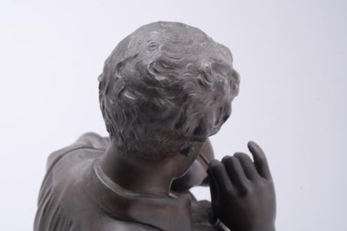 AFTER MODELS BY RENÉ CHARLES MASSÉ (1855 - 1913). &#39;Le Fumeu