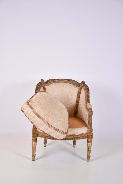 Louis XVI style armchair, 20th century.