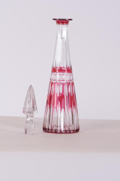 Pair of decanters, 20th century.